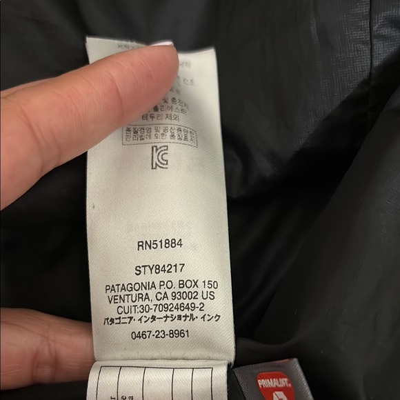 Patagonia Women's Nano Quilted Black Puffer Jacket - size L - Picture 5 of 5